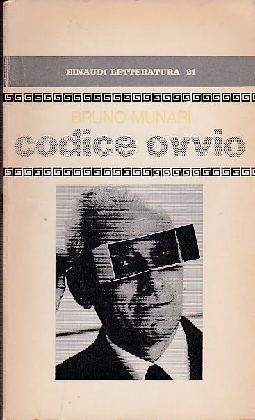 Codice Ovvio - Bruno Munari - copertina