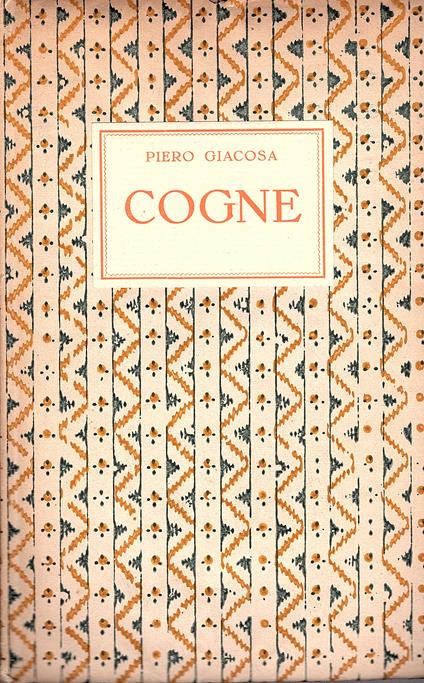 Cogne - Piero Giacosa - copertina