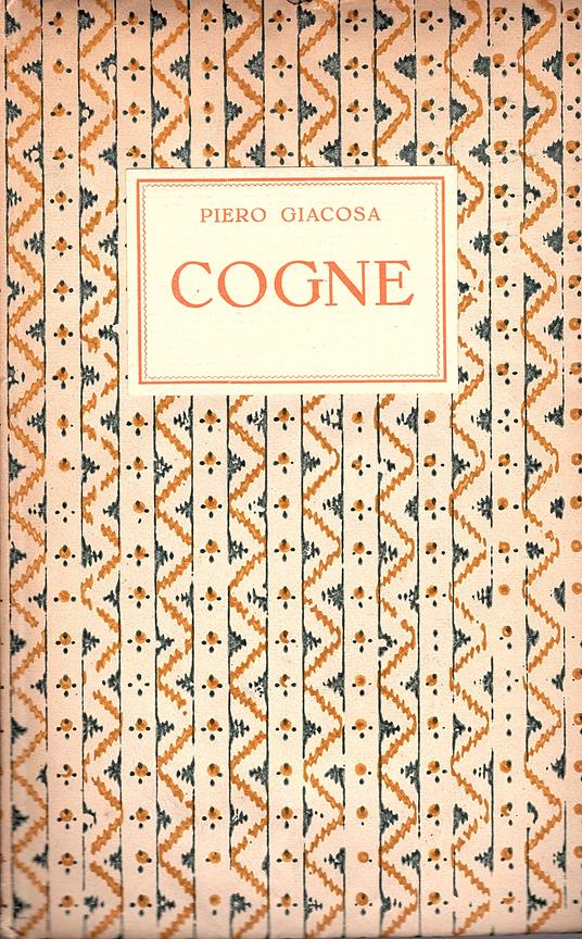 Cogne - Piero Giacosa - copertina