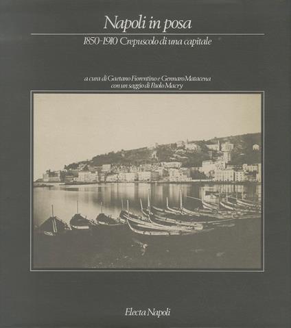 Napoli in posa: 1850-1910, crepuscolo di una capitale. Catalogo della mostra tenuta a Napoli nel 1989-1990. Con un saggio di Paolo Macry - Gaetano Fiorentino - copertina