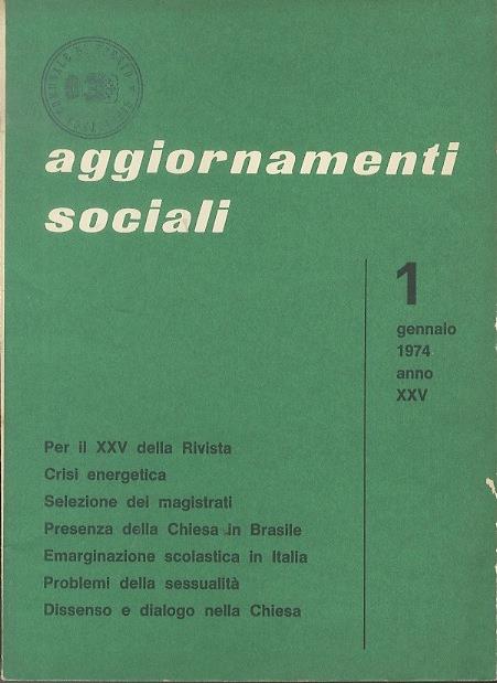 Aggiornamenti sociali - Angelo Macchi - copertina