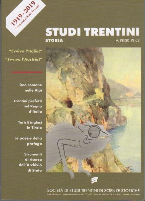 Studi trentini storia: Evviva l'Italia!, Evviva l'Austria!. A. 98 (2019) n.2 - copertina
