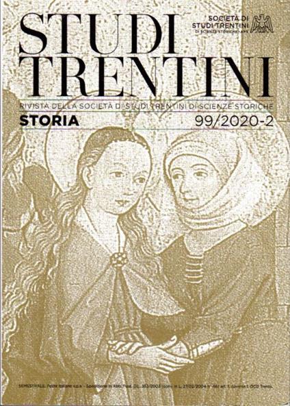 Studi trentini storia: 99/2020-2 - copertina