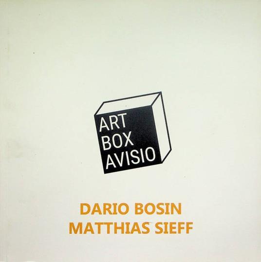 Dario Bosin Matthias Sieff - copertina