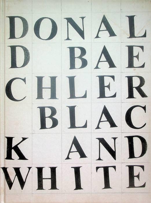 Black & white: Donald Baechler. Catalogo della mostra tenuta a Trento nel 2015 - Donald Baechler - copertina
