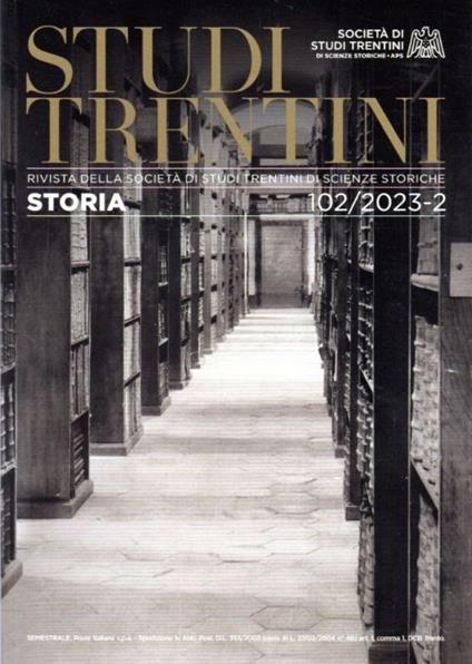 Studi trentini storia: 102/2023-2 - copertina