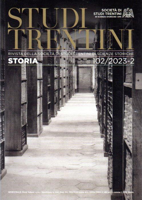 Studi trentini storia: 102/2023-2 - copertina