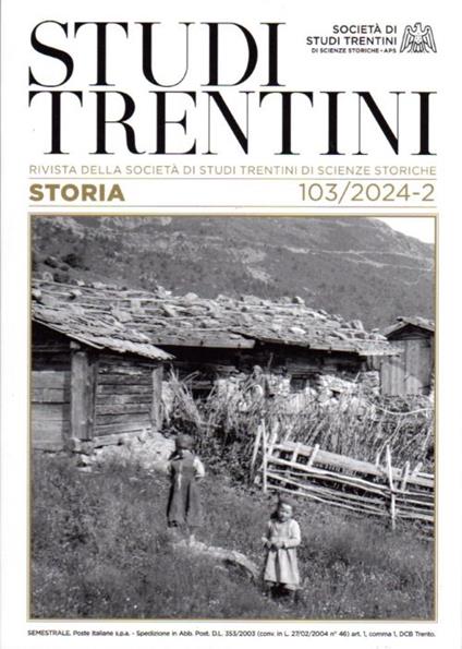 Studi trentini storia: 103/2024-2 - copertina