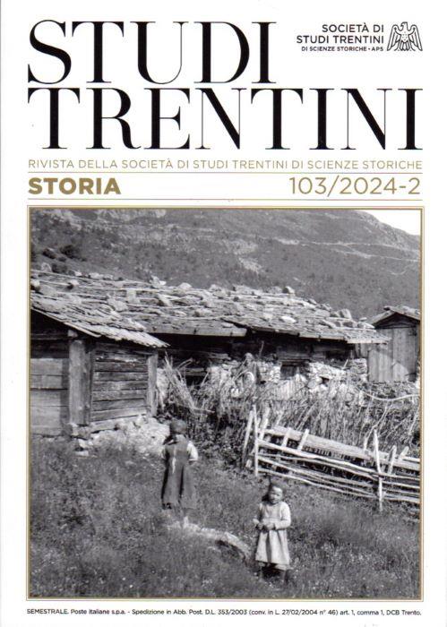 Studi trentini storia: 103/2024-2 - copertina