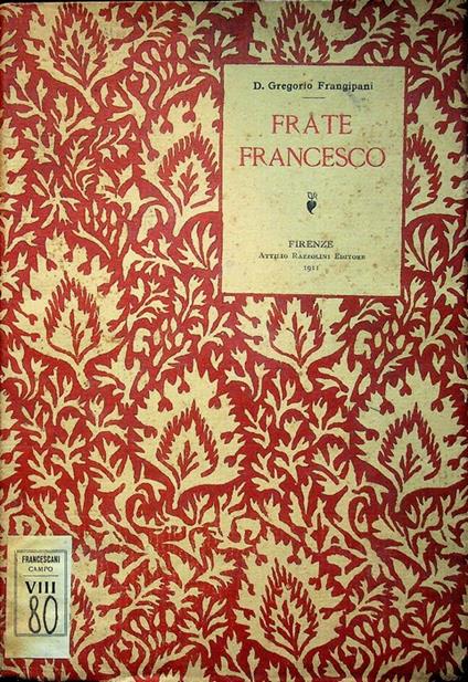 Frate Francesco - copertina