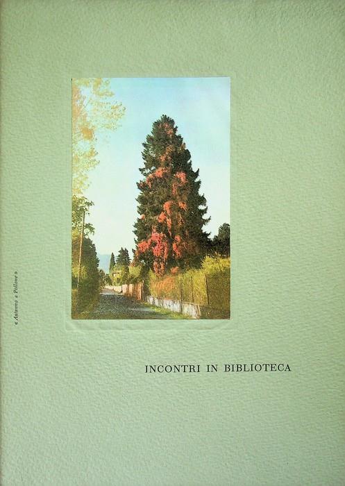 Incontri in biblioteca. Fondazione Alberto Colonnetti - copertina