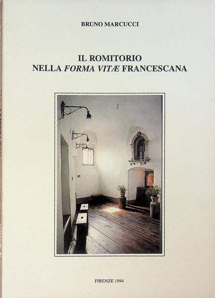 Il romitorio nella forma vitae francescana - copertina