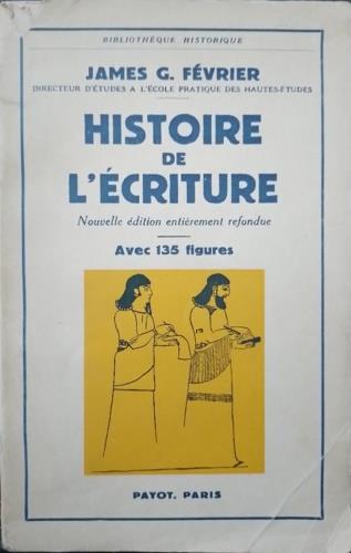 Histoire de l'�criture - copertina