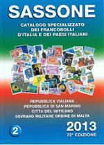 Sassone. Catalogo specializzato dei francobilli d'Italia e dei paesi italiani. Secondo volume: Repubblica italiana, Repubblica di San Marino, Citt� del Vaticano, Sovrano Militare ordine di Malta