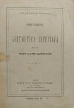 Primi elementi di aritmetica intuitiva per la prima classe elementare