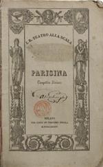 Parisina. Tragedia lirica da rappresentarsi nell'imp. Teatro alla Scala il carnevale 1834