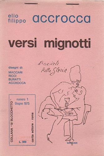 Versi mignotti - copertina