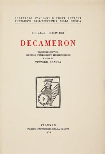 Decameron - copertina