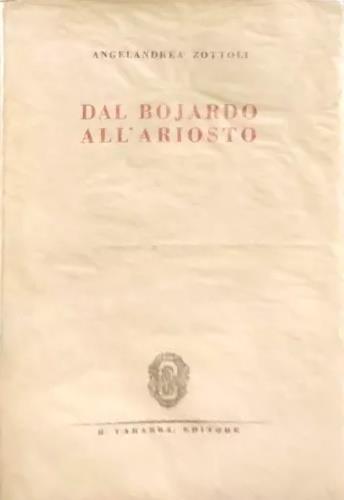 Dal Bojardo all'Ariosto - copertina