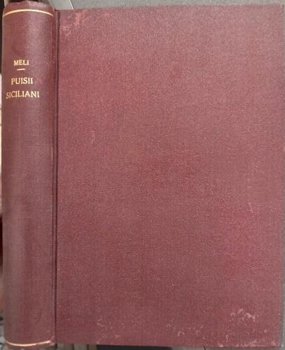 Puisii Siciliani - copertina