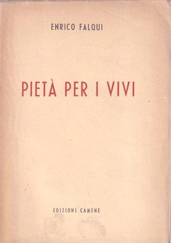 Piet� per i vivi - copertina