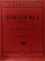 Sonata No. 1 in D major. For flute and piano