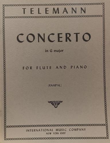 Concerto in G major for Flute and Piano - copertina