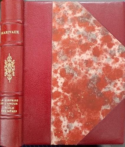 La surprise de l'amour. L'Ecole des M�res. Edition r�alis�e en 2200 exemplaires. N.1128. Illustrations de Paul-Emile B�cat. Les gravures sur cuivre ont �t� tir�es par F.Nourrisson sous la direction de l'Artiste et enlumin�es au pochoir par les atelie - copertina