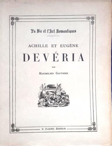 Achille et Eug�ne Dev�ria - copertina