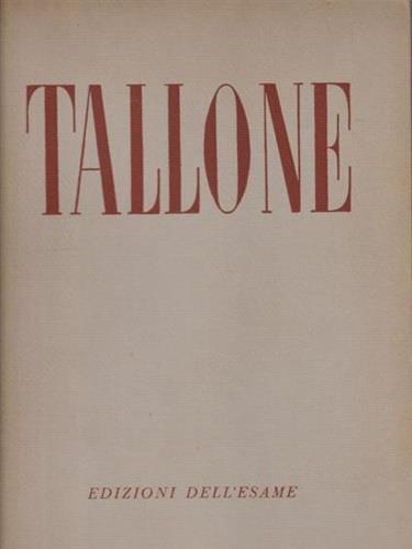 Tallone. (Cesare) - copertina