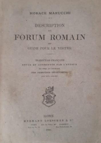 Description du Forum Romain et Guide pour le Visiter - copertina