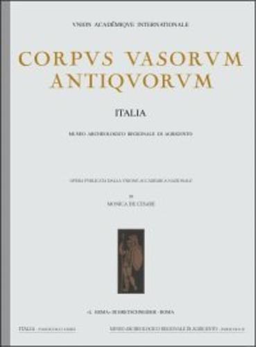 Corpus vasorum antiquorum. Vol. 1: Roma, Museo Nazionale di Villa Giulia, 1. Indice :III C e (1/2 foglio) Stile detto protocorinzio (Sicionio?) Periodo tardo. - III H e (1 foglio) Stile attico con figure nere. - III I c (1 foglio) Stile attico con fi - copertina