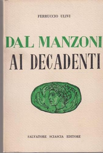 Dal Manzoni ai decadenti - copertina