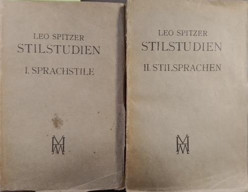 Stilstudien. I: Sprachstile. II: Stilsprachen - copertina