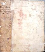 Orazioni di Marco Tullio Cicerone in volgar toscano recate dal P.Maestro Alessandro Maria Bandiera Vol.I e II. Contiene: Contro Cajo Verre. Azione terza, quarta, quinta , sesta