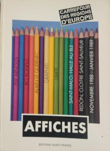 Affiches. Per Arnoldi, Bo Bonfils, Alain Le Quernec, Graphiti, Limite - copertina