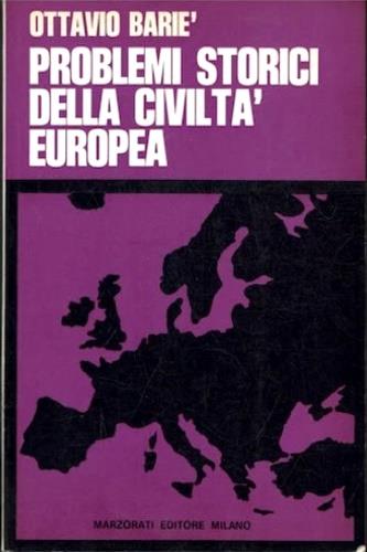 Problemi storici della civilt� europea - copertina