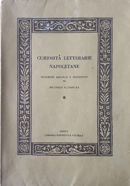 Curiosit� letterarie napoletane - copertina
