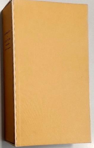 Antologia di scrittori veneti contemporanei, Edizione composta a mano con carattere Tallone corpo 12 corsivo per la introduzione e col carattere Garamond per il testo. Edizione su carta delle manifatture Miliani di Fabriano, appositamente fabbricati - copertina