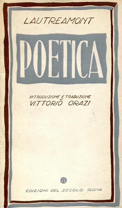 Poetica - copertina