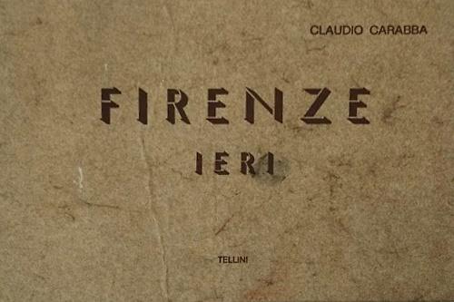 Firenze ieri - copertina