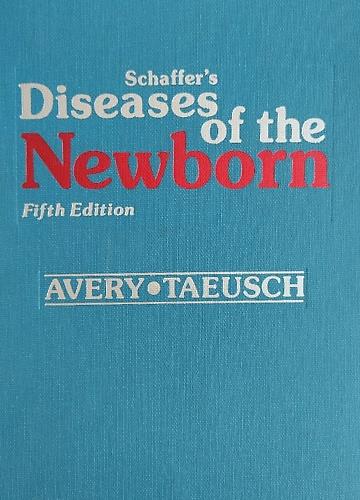 Schaffer's Diseases of the Newborn - copertina