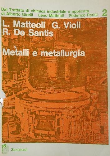 Metalli e metallurgia - copertina