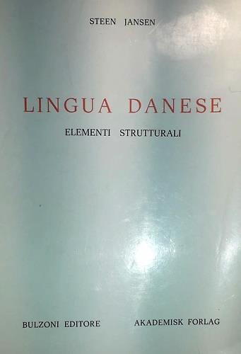 Lingua danese. Elementi strutturali - copertina