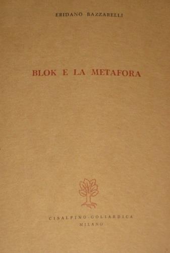 Blok e la metafora - copertina