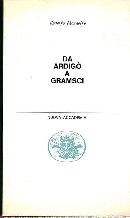 Da Ardig� a Gramsci - copertina