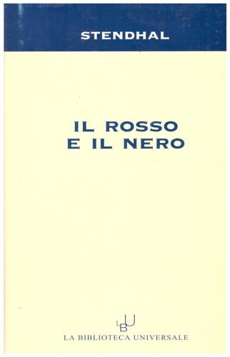 Il rosso e il nero - Stendhal - copertina