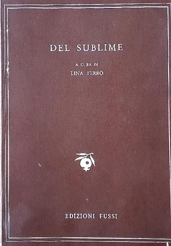 Del sublime - Lina Ferro - copertina