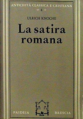 La satira romana - copertina