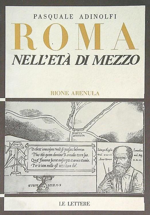 Roma nell'et� di mezzo. Rione Arenula - copertina